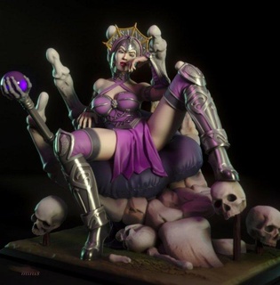 evil lyn 3d woman 3d print model - Mito3D