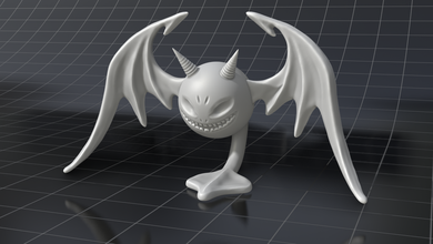 evil monster art design miniatures figurines creature fantasy scary 3d print model - Mito3D