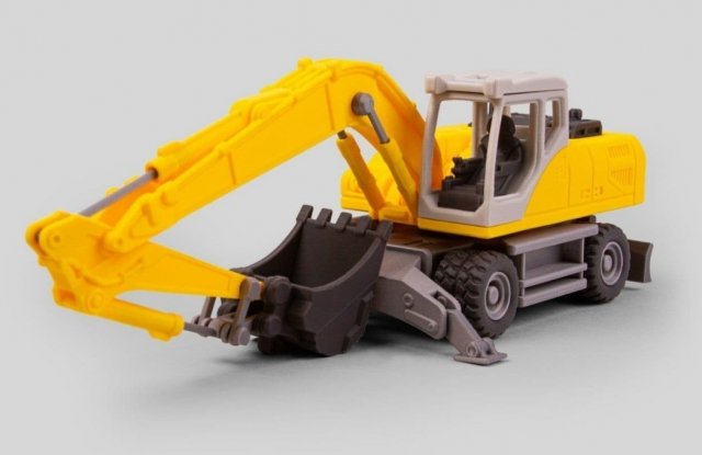 excavator toys 3D print model - Mito3D