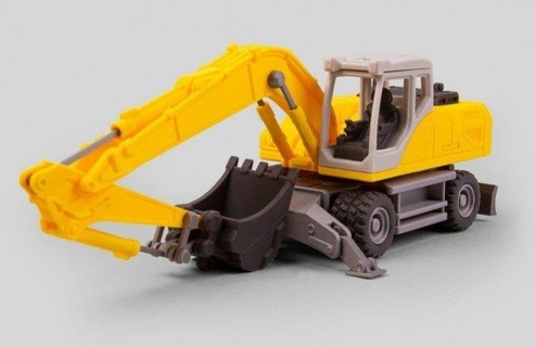 escavadora brinquedos 3d print model - Mito3D