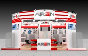 exhibition fair stand design advertisement advertising business presentation popup display panel shop rollup pop-up exhibit graphic expo 3d print model - Mito3D