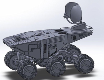 esplorazione rover settore automobilistico sci fi veicolo futuristico terreni esploratore 3dprint macchina spazio cosmo 3d print model - Mito3D