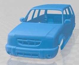 forscher 1994 druckbar körper wagen 3d drucken modell automobil 3dexport slot scalextric tamiya rc miniz hobby mikro crawler 3d print model - Mito3D