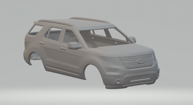 explorateur mk5 véhicule moulé pression roues chaudes fente voiture slot chaud jouets 3dpirnt impression imprimable 3D print model - Mito3D