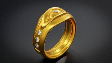 occhio squillare oro argento gioielleria diamante gemma gioiello stampabile scultura scolpire anelli egiziano eyeofagamotto eyeofprovidence l 39 tutto vede 3d print model - Mito3D