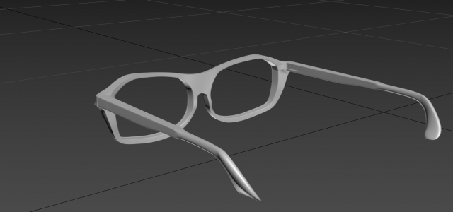 eyeglass frame glasses 3d printing 3d print model - Mito3D