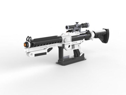 f 11d Lazer tüfek star savaşlar yazdırılabilir stl cad paket ticari kullanım oyuncaklar oyuncak zanaat kendin yap top Kostüm oyunu video oyun destek adım f11d f11 11 3d print model - Mito3D