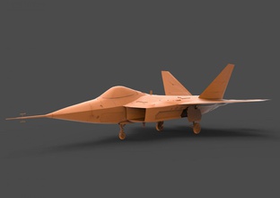 f-22 raptor 3d print model in vehicle 3dexport f22 22 f22a stealth air dominance fighter attack interceptor tac tactical us usaf airfoce military 3d print model - Mito3D