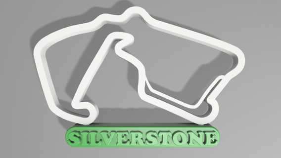 f1 Silverstone yarış pisti dekor stl dosya füzyon 360 3d Yazdır model Izlemek ukrayna Barış savaş formül yarışı hız deko dekoratif ev destekukrayna 3d print model - Mito3D