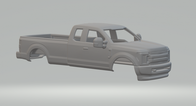 f250 araç döküm Sıcak tekerlekler yuva slotcar slot car oyuncaklar araba 3dpirnt Yazdır baskı yazdırılabilir 3D print model - Mito3D