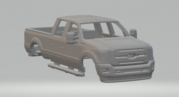 f250 vehicle diecast hotwheels slotcar hot wheels toys print 3d print model - Mito3D