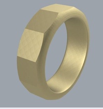 faceta anillo 1 joyería joya diseño GoldDesigner oro gold14k Moda diseñador metal dimond piedra preciosa piedras preciosas 3d print model - Mito3D