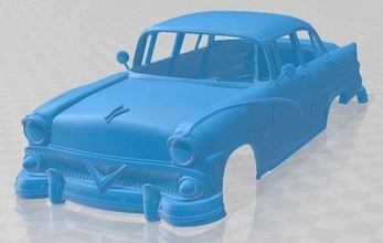 fairlane 1956 printable body car 3d print model in automotive 3dexport slot scalextric tamiya rc miniz hobby micro 3d print model - Mito3D