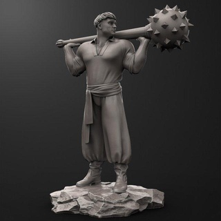 fada conto personagem kotigoroshko homem herói impressão 3d Dragão skutput arte 3d print model - Mito3D