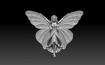 fairy butterfly elf fairy tale sculpture print statue moth art sculptures madame woman lady women girl
