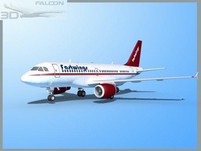 falcon3d a319 fastwings 3d model in commercial 3dexport airplane aircraft airliner plane transport passenger modern twin jet civil civilian airways jetliner airline airbus a320 a318 a321 3d print model - Mito3D