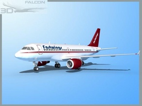 falcon3d a319 fastwings 3d modell kommerziell 3dexport flugzeug verkehrsflugzeug transport passagier modern zwilling jet bürgerlich zivilist atemwege jetliner fluggesellschaft airbus a320 a318 a321 3d print model - Mito3D