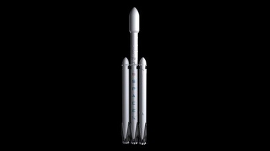 falcon heavy v12 v1-2 rocket space-x space nasa 2018 usa tesla elon musk future sci-fi 3d print model - Mito3D
