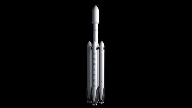 faucon super lourd v12 3d modèle in 3dexport v1 2 fusée space espace nasa 2018 etats unis tesla elon musc futur sci 3d print model - Mito3D