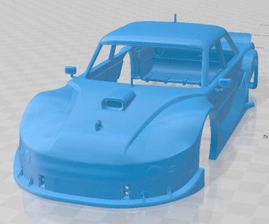 falcon tc printable body car 3d print model automotive slot scalextric tamiya rc miniz hobby micro 3d print model - Mito3D