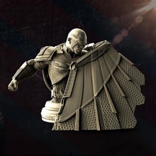 falcon winter soldier bust - marvel 3d print model in man 3dexport wintersoldier winter-soldier avengers captainamerica captain-america tv-show movies series ant-man hulk ironman iron-man spiderman shiled wings 3d print model - Mito3D