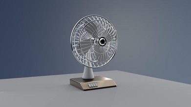 ventilateur libre obj 3d print model - Mito3D
