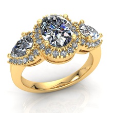 lujoso anillo joyería joya Moda niña bulgari 3dprint 3dfile gratis bvlgari anillos plata precioso imprimible oro Boda lujo Encendiendo 3d print model - Mito3D