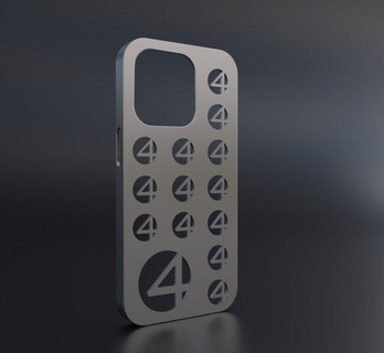 fantastico i phone 14 pro Astuccio guaina Telefono casi case metallo plastica pacco Mela supereroe supe tema 3d print model - Mito3D