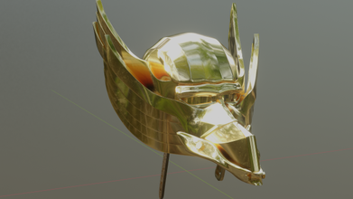 fantasia alado capacete espada espadas capacetes Águia armaduras arma armas couro ouro 3d print model - Mito3D