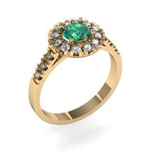 Mode-ring Schmuck diamond bedruckbar ist ring cad engagement Edelsteine weiblich Frauen exklusiv 3dm stl obj zbrush Mode gold rhiho cnc 3d print model - Mito3D
