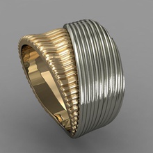 Mode-ring Schmuck diamond bedruckbar ist ring cad engagement Edelsteine weiblich Frauen exklusiv 3dm stl obj zbrush Mode gold rhiho cnc 3d print model - Mito3D
