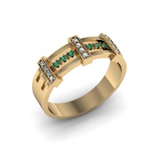 de mode anneau mariage diamant imprimable diamant-bague exclusif or l'anneau la gem rhiho cad cnc femme joyau bijoux 3d print model - Mito3D