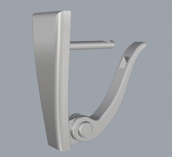 Verschluss Ohrring Ohrringe ohren 3dm obj stl fbx 3d print model - Mito3D