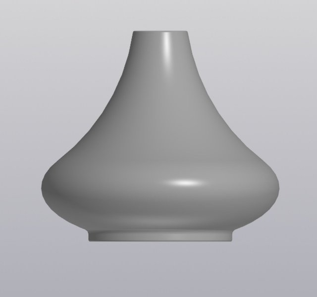 fat vase gardener indoor flower bowl bouquet houseware 3D print model - Mito3D