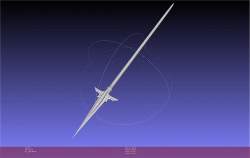 fate achilles spear printable assembly replica cosplay costume 3d print model - Mito3D