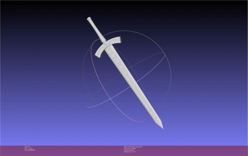 destino sable alterar espada imprimible montaje réplica cosplay disfraz fantasía anime arma alter 3d print model - Mito3D