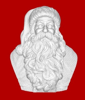 Weihnachtsmann father christmas 3d print model - Mito3D