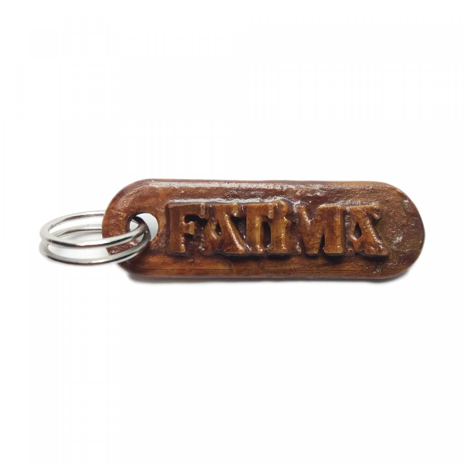 fatima 3d keychain key personalized names 3dprint customizable 3D print model - Mito3D