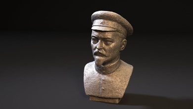 felix dzerzhinsky feliks il busto statuetta la scultura art sculture ferro 3d print model - Mito3D