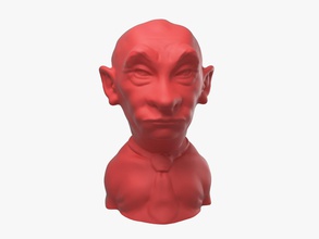 adam kırmızı değil vladimirputin putin karikatür politikacı kişilik başkanlar stl n yazdırılabilir printready karakter heykel 3d print model - Mito3D
