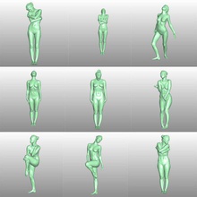 female body 3d print model in sculpture 3dexport girl human sexy nude 3d print model - Mito3D
