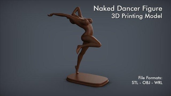 fêmea dançarino escultura menina mulher corpo estatuetas dança arte moderno Formato balé dançando figura estatueta bailarina art Deco 3d print model - Mito3D