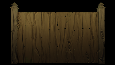 arquitectónico fantasía estilizado mmorpg calabozo activo escuela politécnica madera metal ambiente dibujos animados decorativo edificio medieval vallas jardín puerta 3d print model - Mito3D