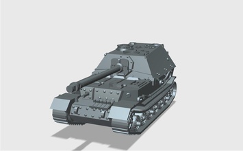 ferdinand is a almanca tank yok edici 3d yazdır model in oyuncaklar 3dexport ordu oyuncak toplamak panzer 3d print model - Mito3D