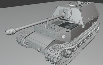 ferdinand tanks german print 3ds 3d 3d print model - Mito3D