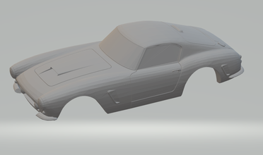 ferrari 250 gt berlinetta slotcar diecast Rennen Auto slot hot hotwheels 3d print model - Mito3D