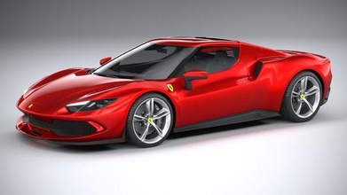 Ferrari 296 gtb 2022 2021 2023 2024 2025 esporte velozes cupê 296gtb Itália italiano Super carro exótico raro caro híbrido 3d print model - Mito3D