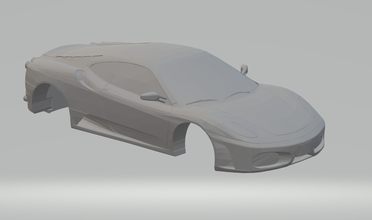 ferrari 430 slotcar diecast slot hotwheels supercars hypercars race racecar lemans 3d print model - Mito3D