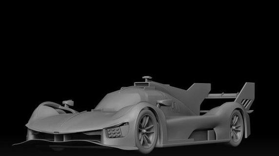 Ferrari 499p le homem carro corrida 2023 brinquedos stl 3d impressão 3d print model - Mito3D