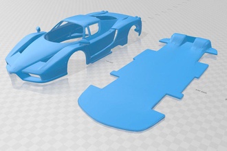 ferrari enzo f60 yazdırılabilir vücut araba 3d yazdır model in otomotiv 3dexport yuva ölçülü tamiya rc miniz hobi 3d print model - Mito3D